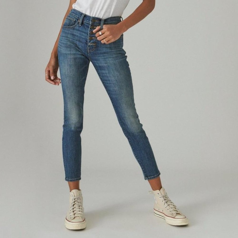 Lucky Brand High Rise Bridgette Skinny Jean
